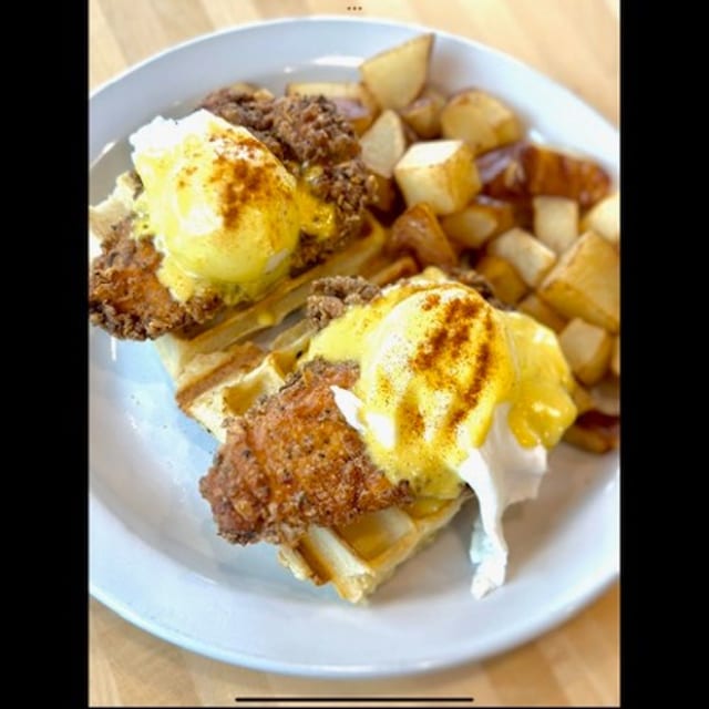 Fried Chicken Benedict.